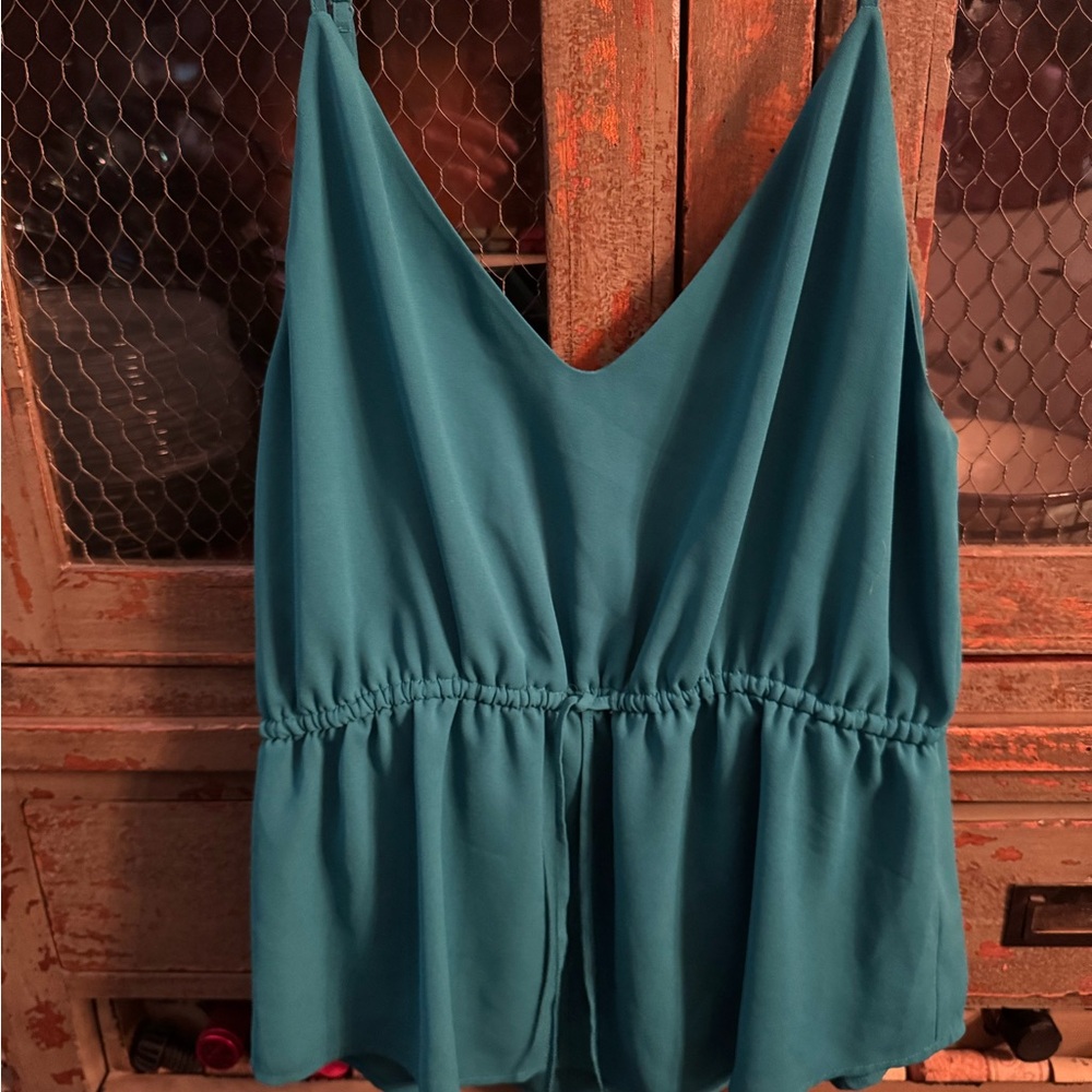 Teal Babaton tank top